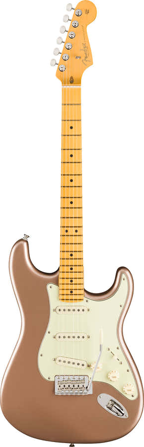 American Professional Classic Stratocaster MN Vervaagd Firemist Gold