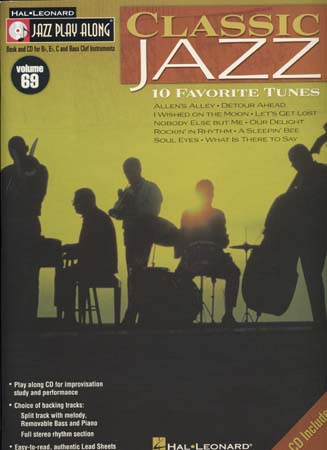 Hal Leonard Jazz Play Along Vol.69 - Classic Jazz + Cd - Bb Eb C Instruments