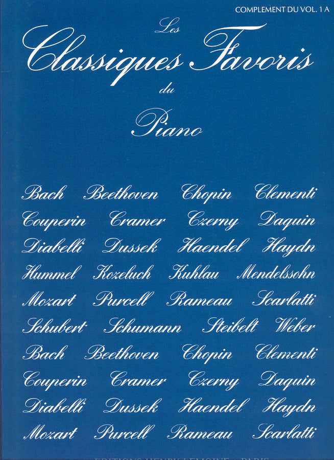 Classiques Favoris Vol.1a Com - Piano