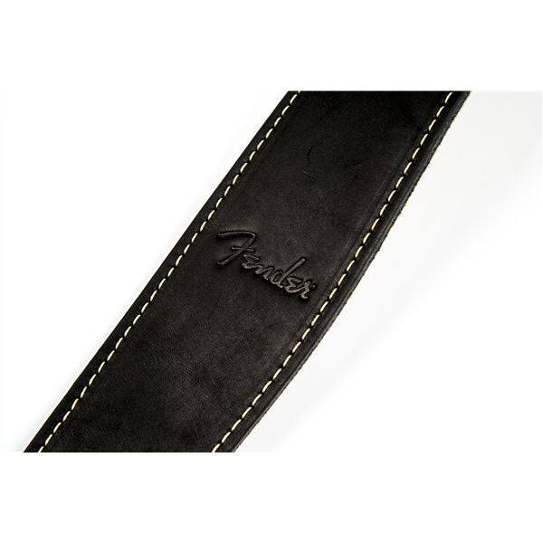 Leren band voor honkbalhandschoen zwart