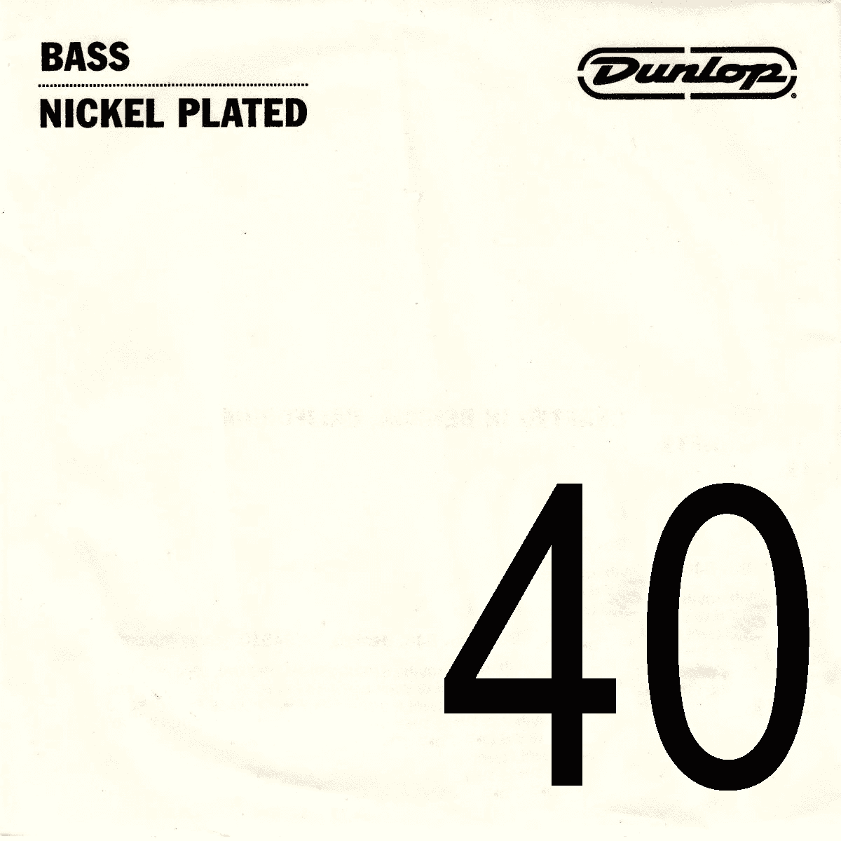 Dunlop NICKEL THREADED BASS ROPE .040