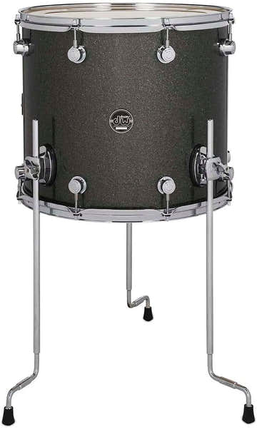 TOM 16x14 PERFORMANCE FINISH PLY / SATIN OIL PEWTER SPARKLE