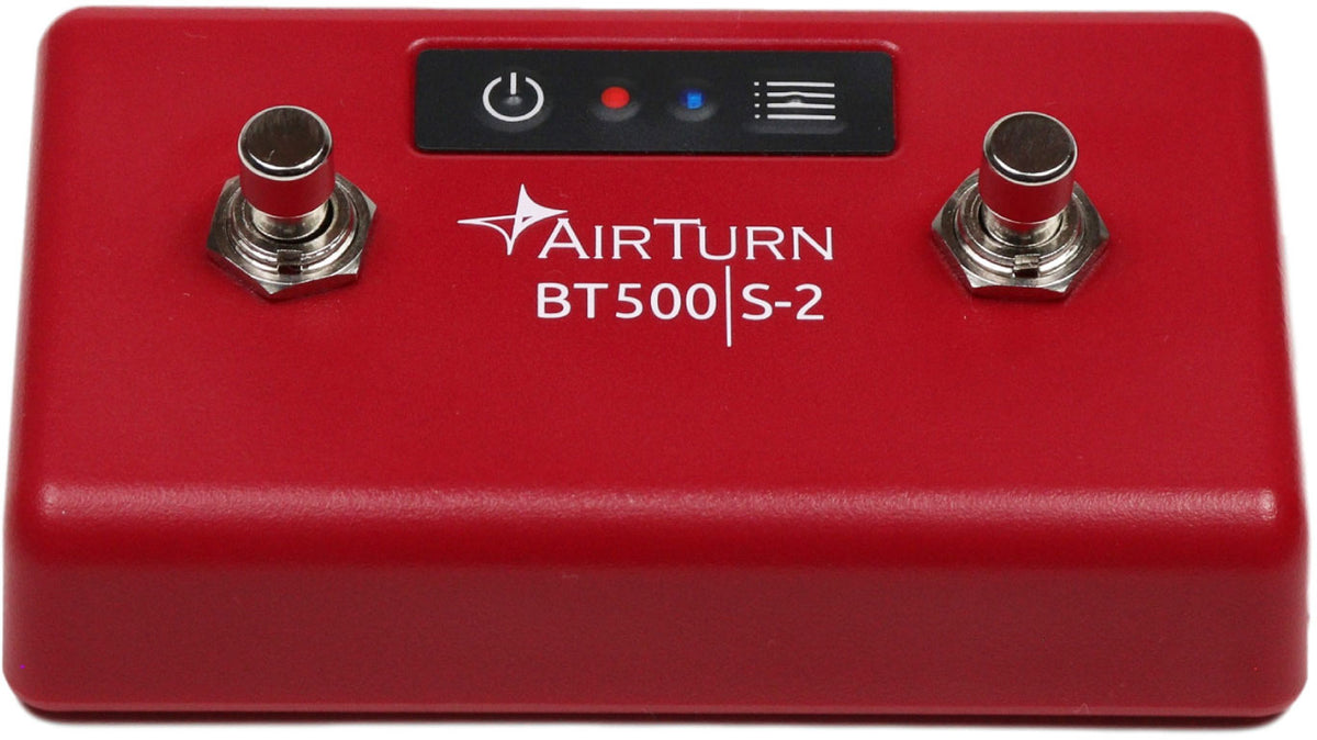 Airturn BT500S controller met 2 voetschakelaars
