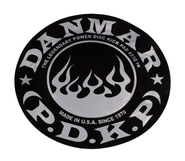 Danmar 210FL1 - BD POWER DISK KICK PAD - FLAME