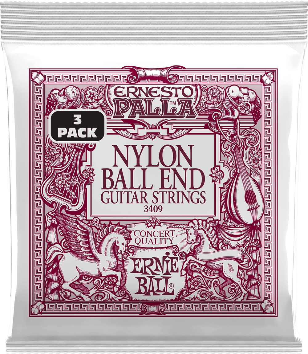 CORDES CLASSIQUE ERNESTO PALLA NYLON NOIR/DORÉ À BOULE - PACK DE 3