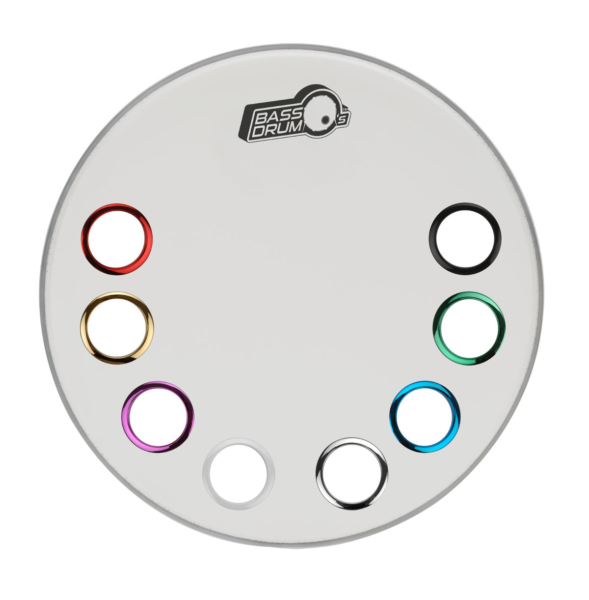 HC4 - 4" CHROME HOLE REINFORCEMENT SYSTEM