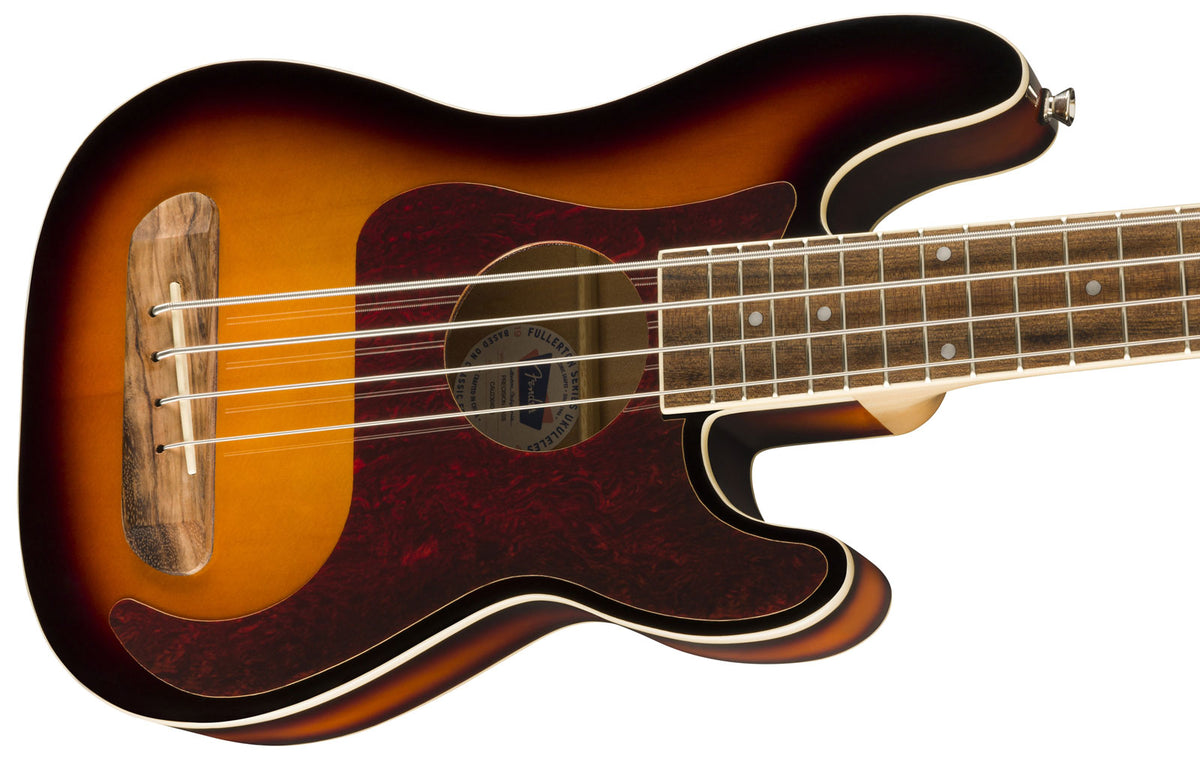 Precision Bass Fullerton Uke WN 3-kleurige Sunburst