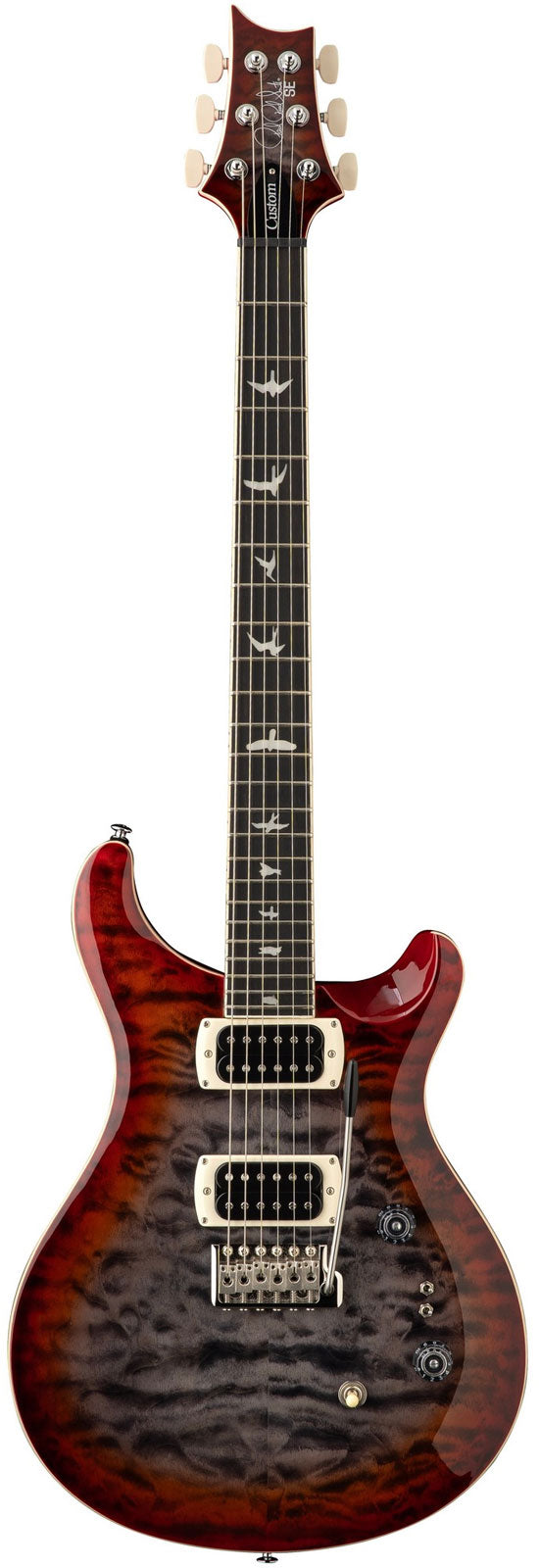 Custom 24-08 SE Quilt Houtskool Kers Burst
