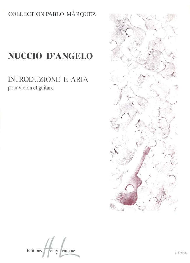 Angelo Nuccio (D') - Introduzione E Aria - Violon Guitare