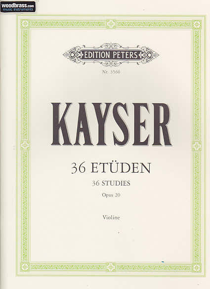 Kayser - Etudes Op.20 Pour Violon