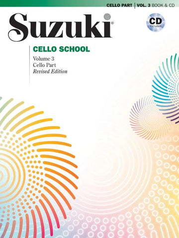 Suzuki Cello School Vol.3 (revised) + CD