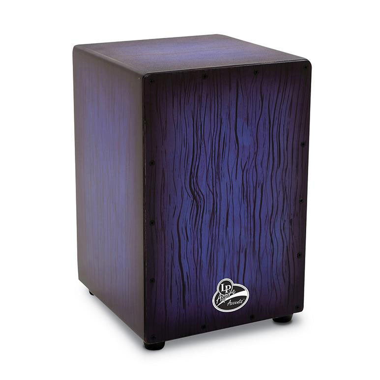 Latin Percussion LPA1332-BBS CAJON ASPIRE ACCENTS BLAUWBURST STREAK