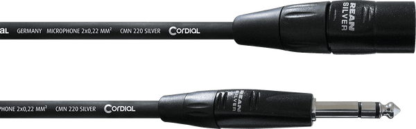 Audiokabel XLR Male/Stereo-jack 1,5 M