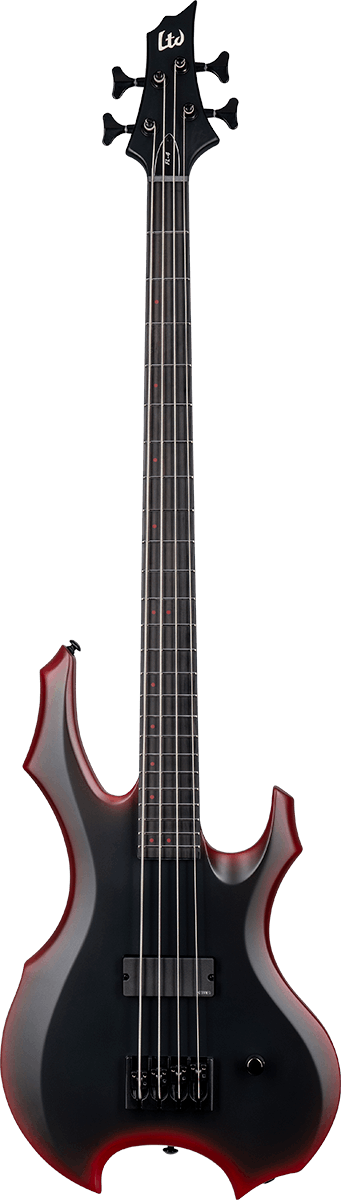 Fl-4 Fred Leclercq Zwart Rood Burst Satijn
