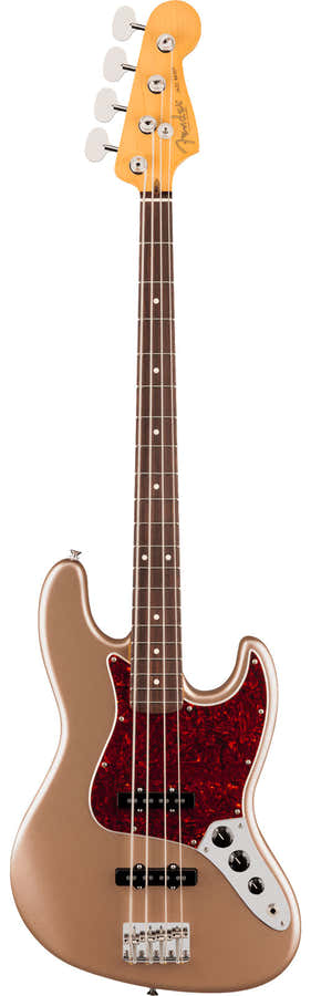 American Professional Classic Jazz Bass RW Vervaagd Firemist Gold