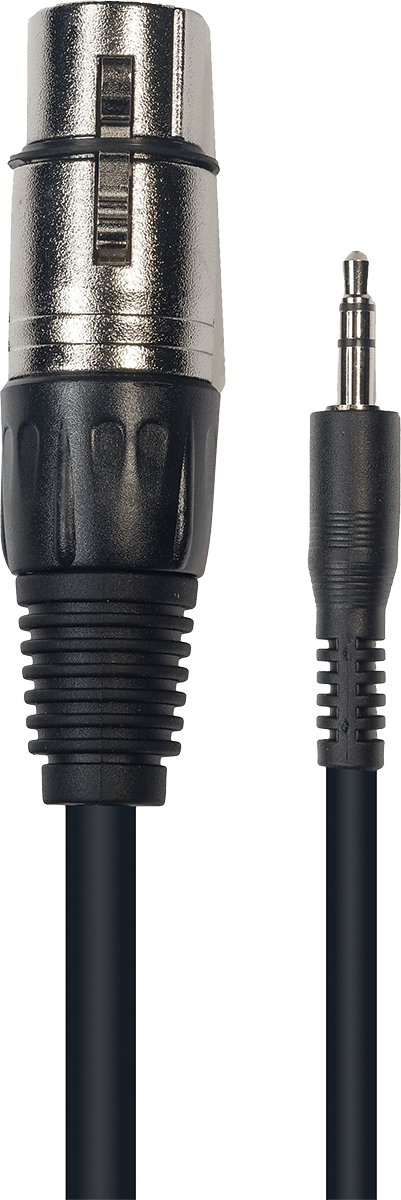 Yellow Cable Stereo Jack-kabel 3,5 mm XLR Vrouwelijk. 3 M