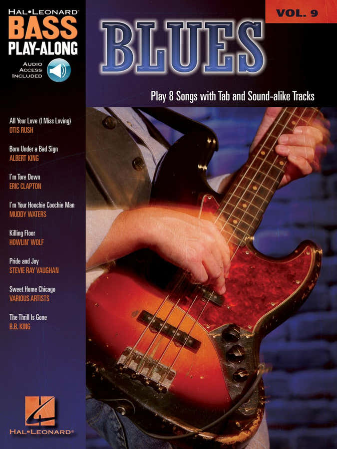 Bass Play Along Vol.9 - Blues + Audio Online