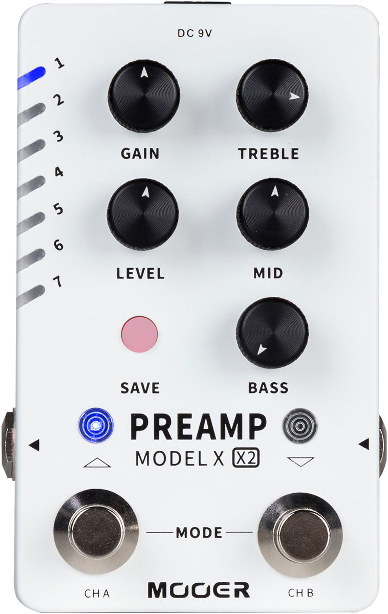 PEDAL MOOER PREAMP MODEL X X2