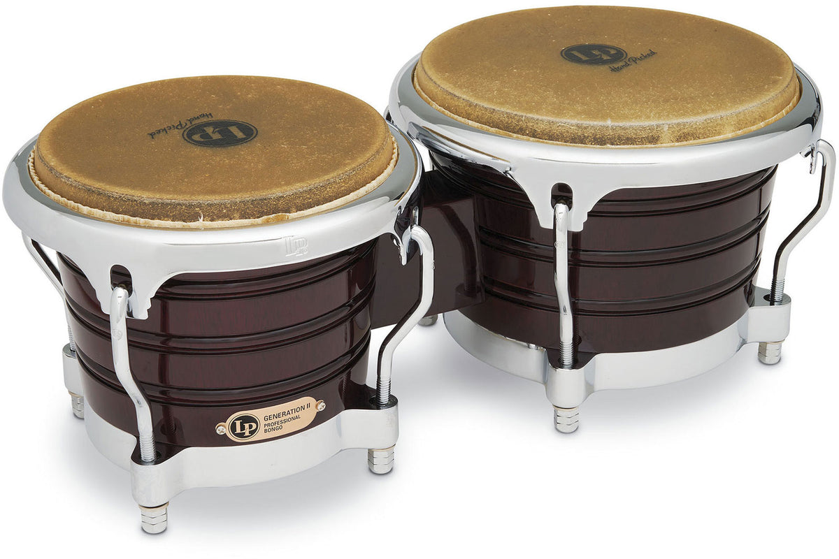 Latin Percussion LP201AX/2DW - BONGOS GENERATION II - WINE RED