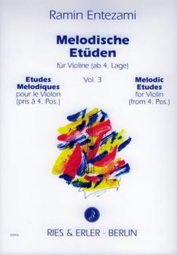 Entezami R. - Melodische Etuden Vol. 3 - Violon