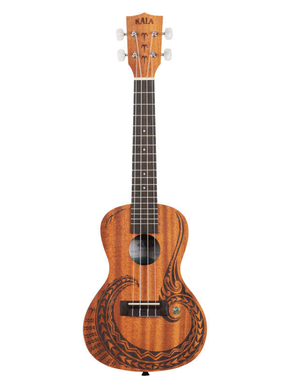 Maori - Courage Mahogany Concert With Bag