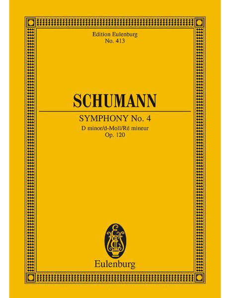 Schumann - Sinfonie No. 4 Ré Mineur Op. 12 - Orchestre