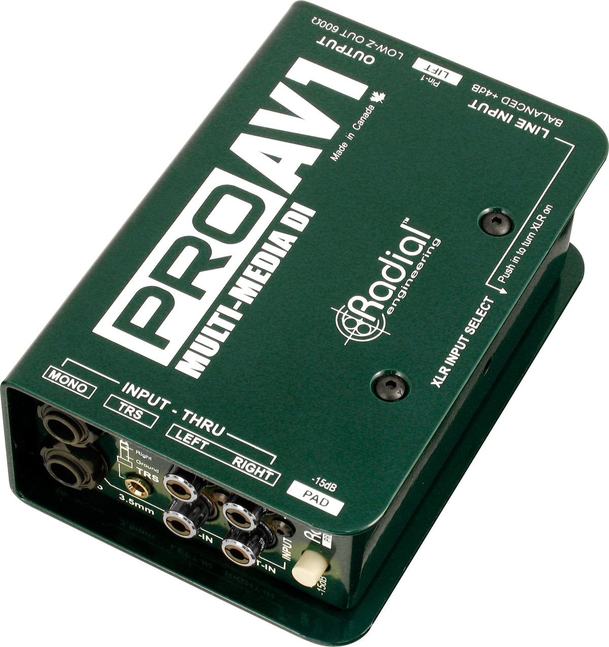 Radial Pro AV1 DI Passieve Multimedia Mono