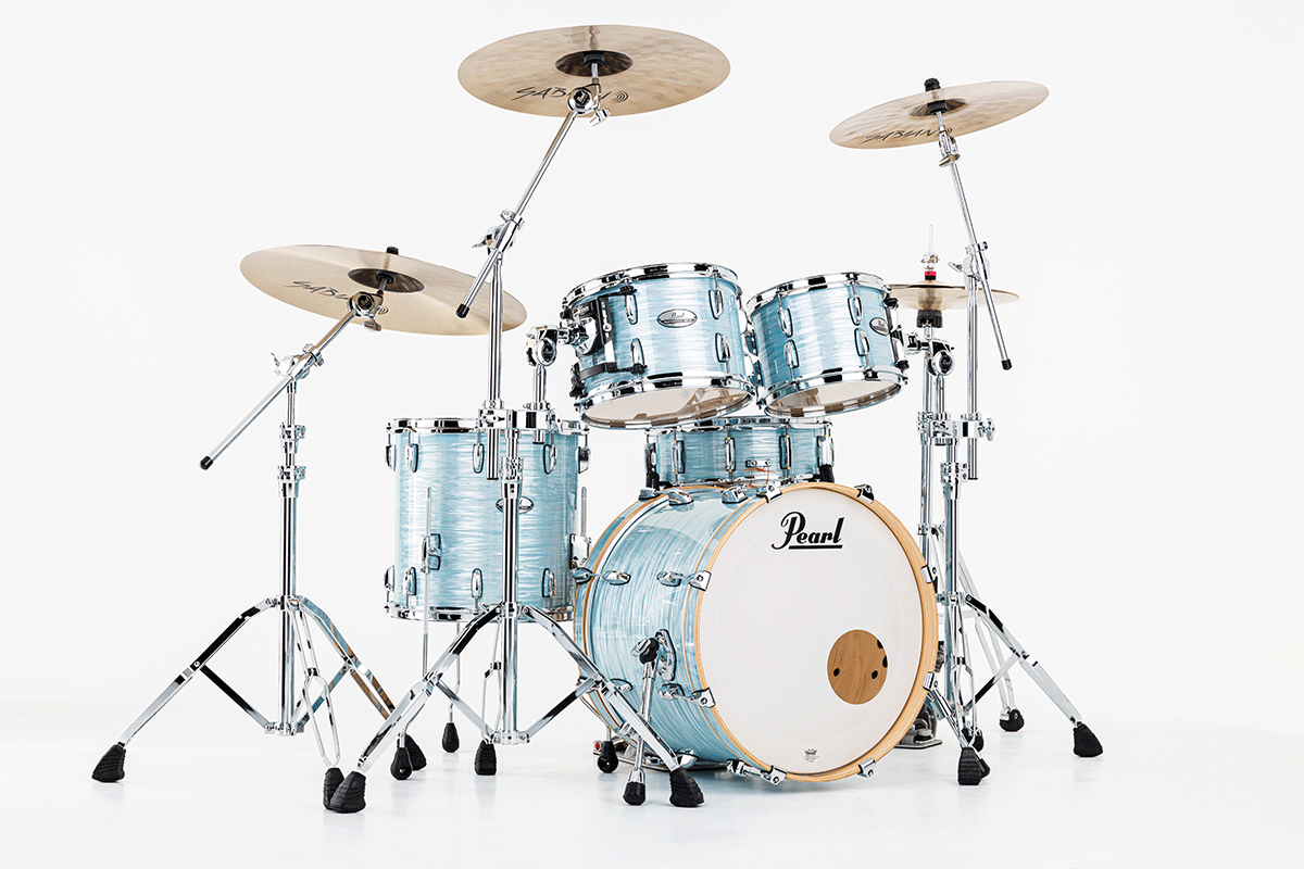 Pearl PMX Professioneel esdoorn Fusion 20 IJsblauw Oyster