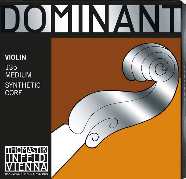 4/4 DOMINANT VIOLIN SET MEDIUM TENSION 135