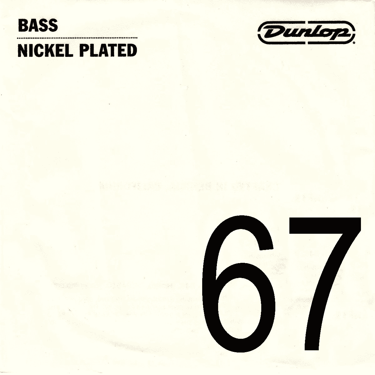Dunlop NICKEL THREADED BASS ROPE .067