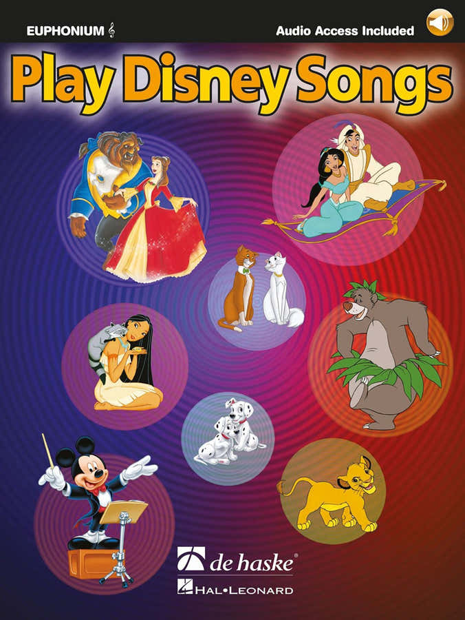Play Disney Songs - Euphonium Cle De Sol + Audio En Ligne