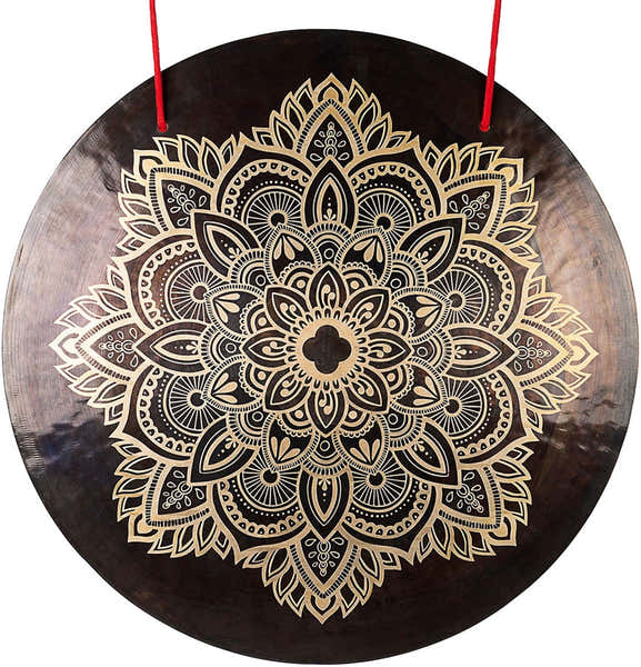 Wind Gong 28" Flower Mandala