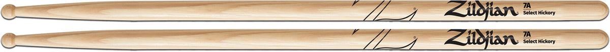 Zildjian HICKORY SERIES 7A WOOD TIP - 7AWN