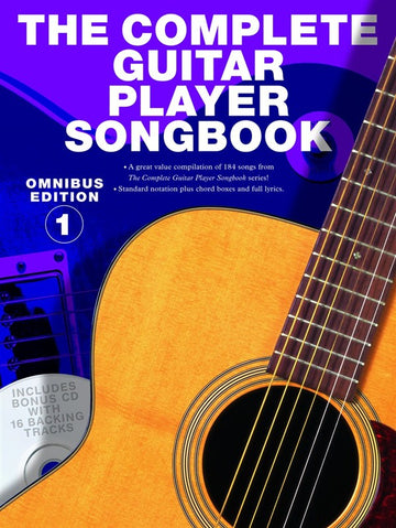 THE COMPLETE GUITAR PLAYER SONGBOOK OMNIBUS EDITION 1 BOOK+CD - MELODY LINE LYRICS AND CHORDS