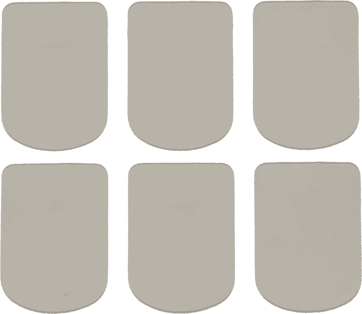 BG Mondstukbeschermers Transparant Klein 09MM (X 6)