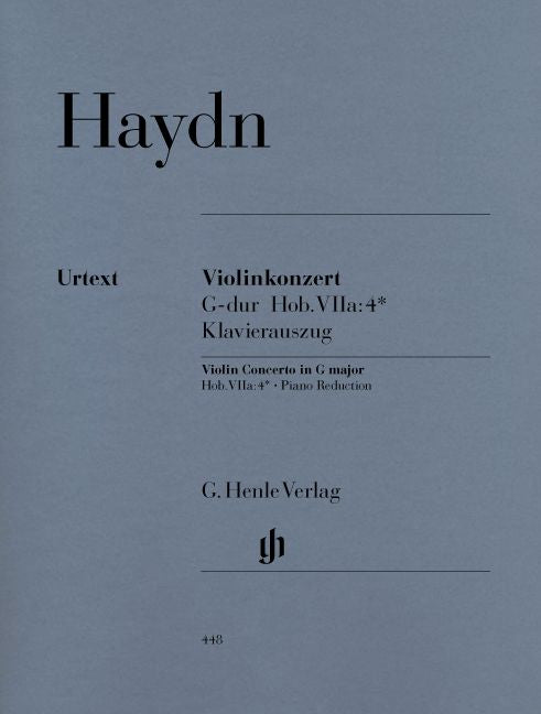 Haydn J. - Concerto For Violin And Orchestra G Major Hob. Viia:4