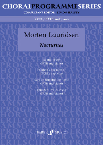 Lauridsen Morten - Nocturnes - Mixed Voices Satb (par 10 Minimum)