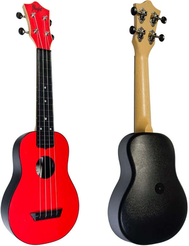 Flight: TUS35 ABS Travel Ukulele - Red -