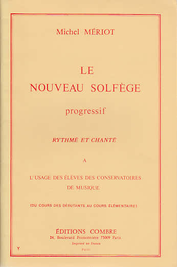 MERIOT MICHEL - DE NIEUWE PROGRESSIEVE SOLFEGE RITME EN ZANG