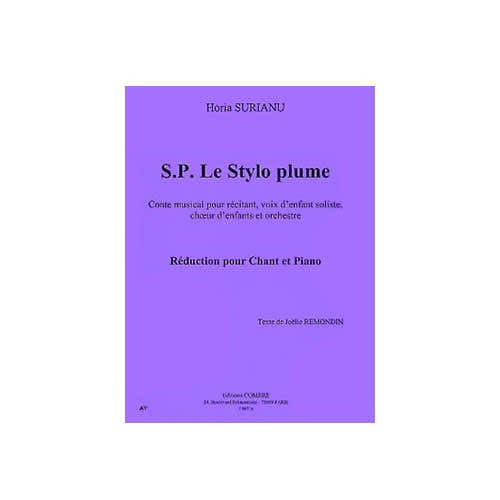 Combre Surianu - S. P. Le Stylo PLUME-cht/po - Chant et Piano