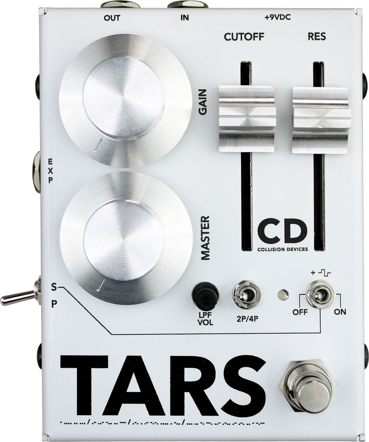Tars zilver op wit