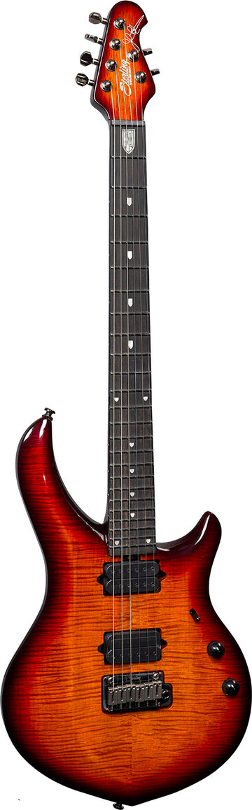 MAJ200X Gevlamd esdoorn Blood Orange Burst