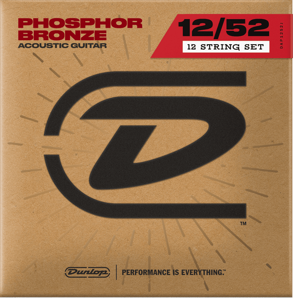 Dunlop DAP1252J PHOSPHOR BRONZE MEDIUM 12C 12-30