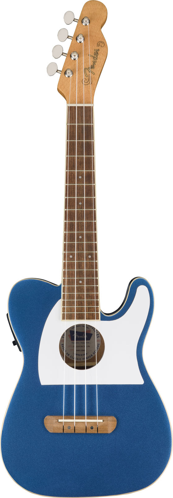 Telecaster Fullerton Uke WN Lake Placid-blauw