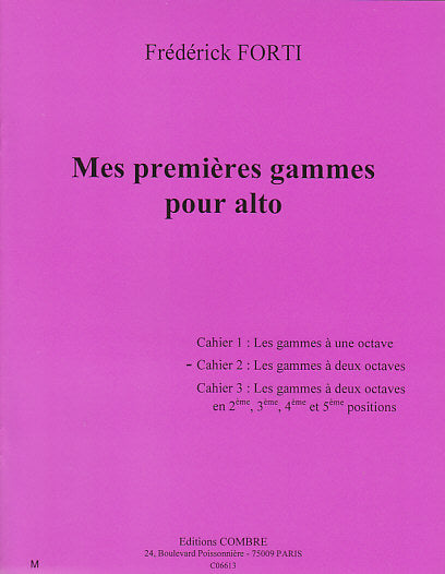Combre Forti - Mes 1ères Gammes Alto - Vol.2