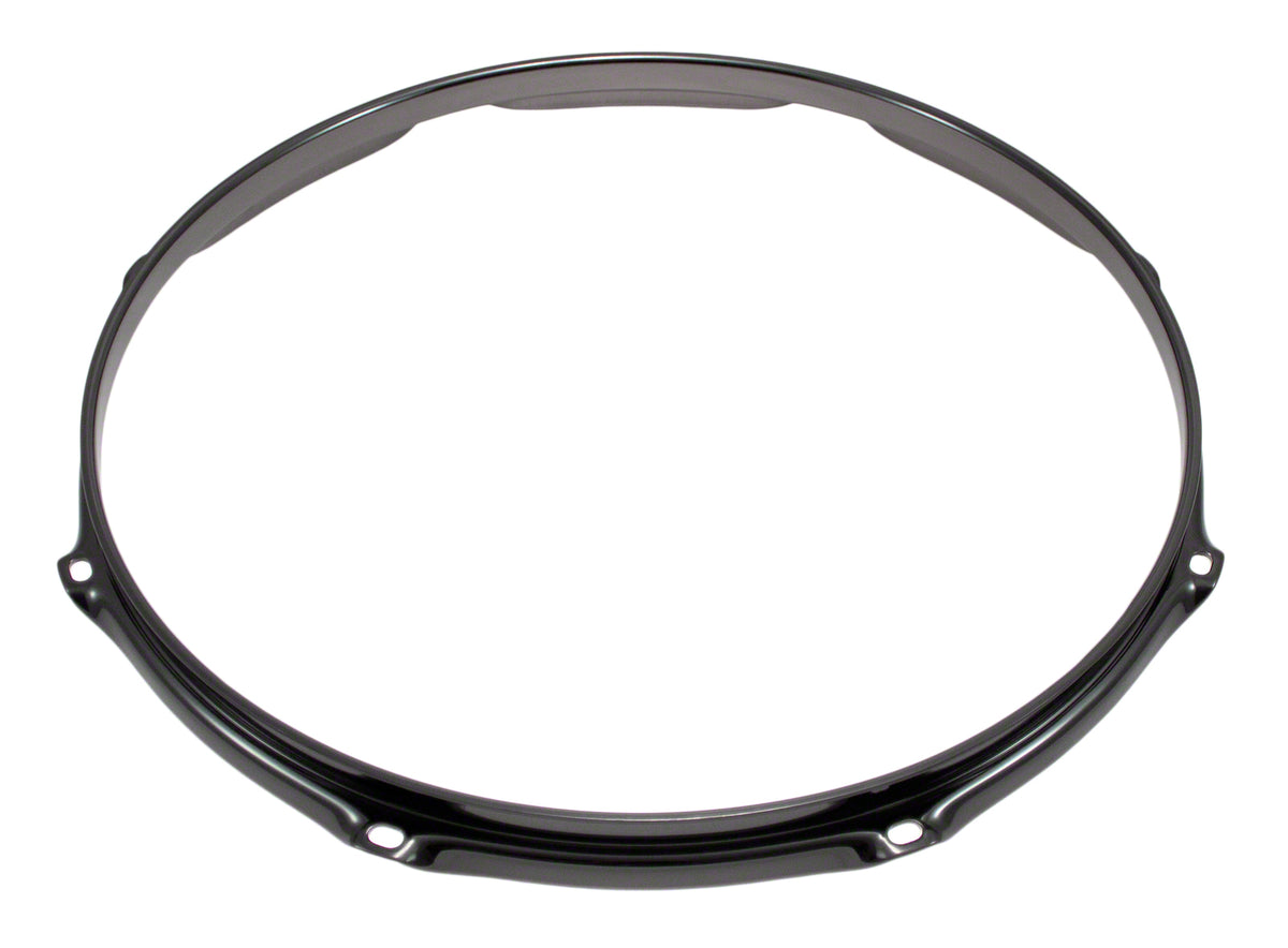 H30-14-8BK - 14" 8 HOLES BLACK 3.0MM SUPER TRIPLE FLANGE DRUM HOOP