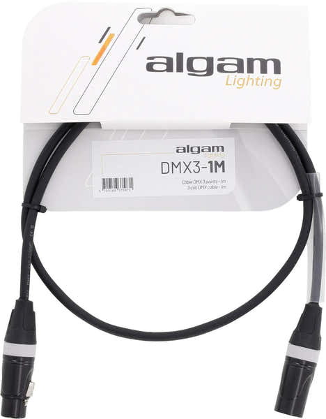 DMX-kabel 3-polig - 1M