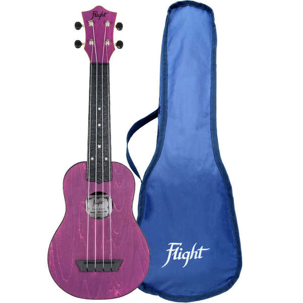 Flight Tus35 Reisukelele - Paars