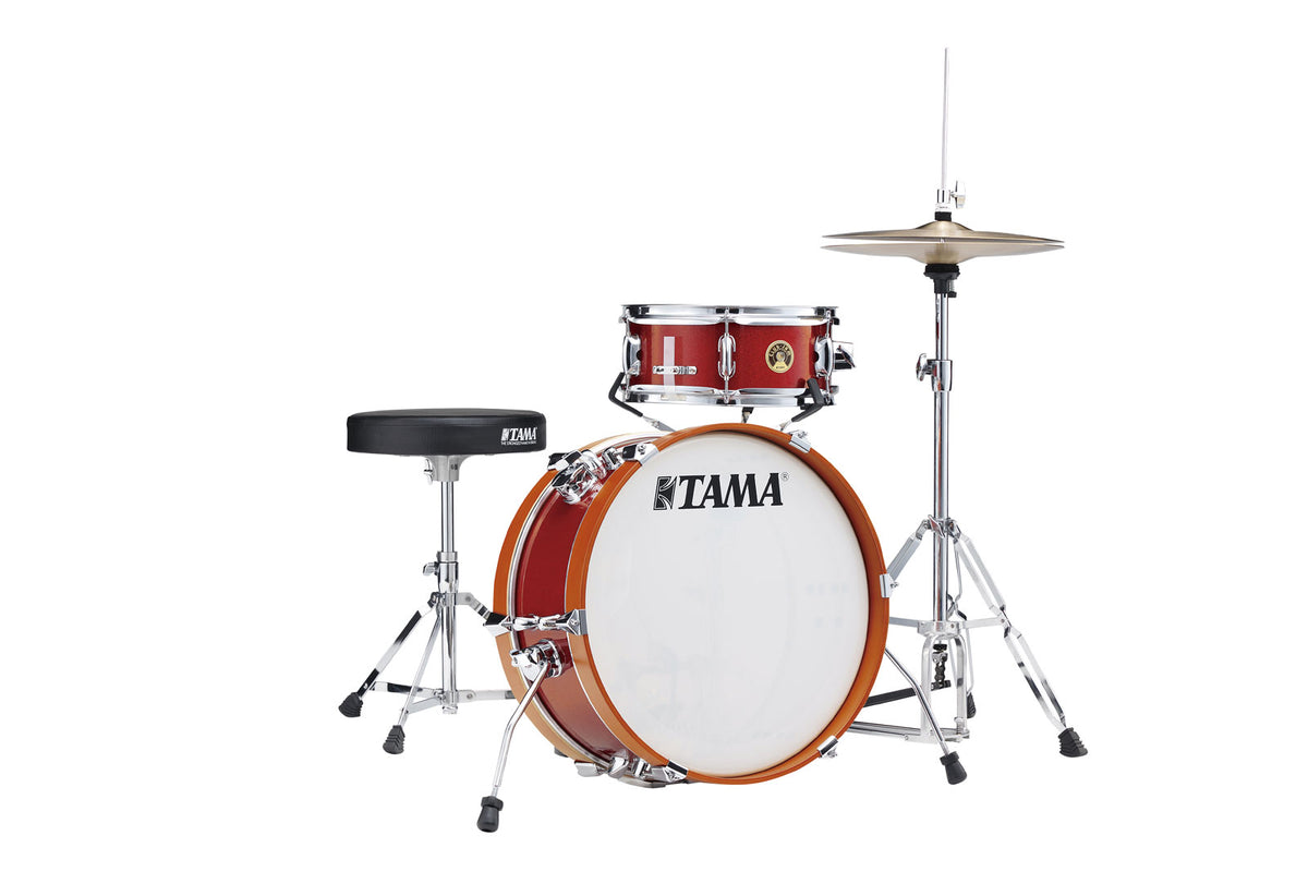 Tama CLUB-JAM MINI 2-PIECE SHELL PACK WITH 18 BASS DRUM CANDY APPLE MIST