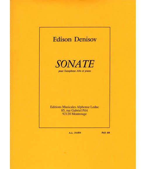 Leduc Denisov Edison - Sonate - Saxophone Alto & Piano